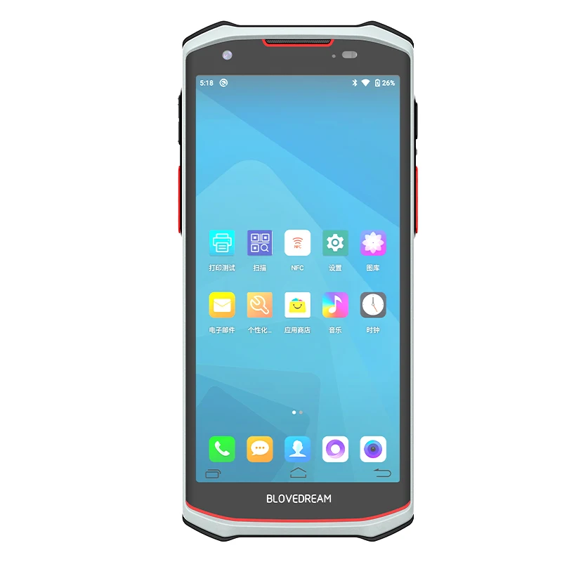 Full touch Android 10 Handheld PDA Smart Card Tags Reader Rugged Mobile Computer NFC WIFI Communication IP66 Stock Available