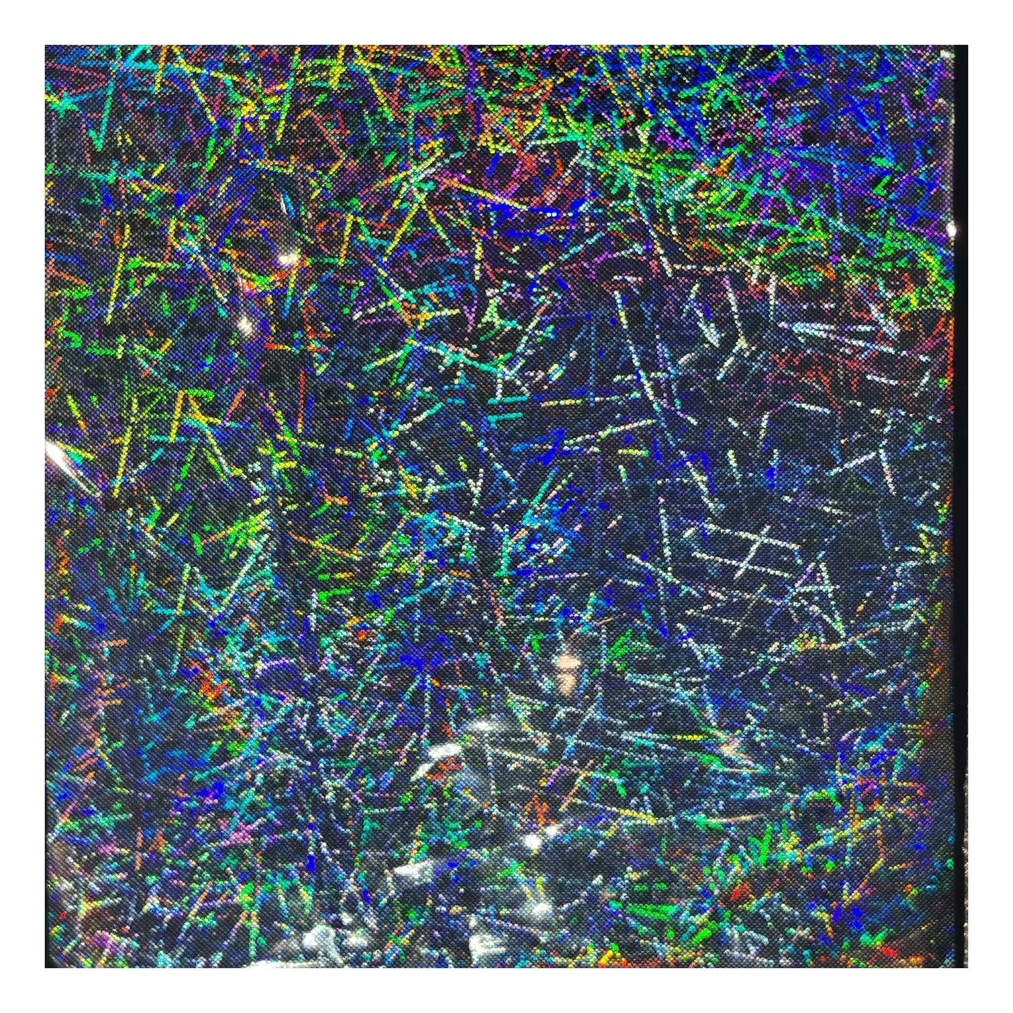 Flower Rainbow holographic bronze metallic film 2022 new listing flower strip laser transfer foil for fabrics leather