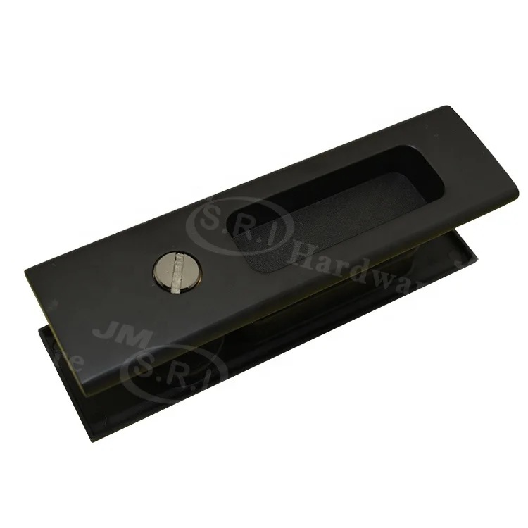 Popular rectangle shape hook lock for sliding door , sliding door key lock