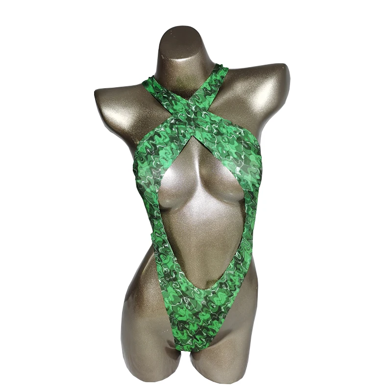 Maxsun Wholesale Custom Pink Fishnet High Waisted Sexy Rave Costume Performance Wear