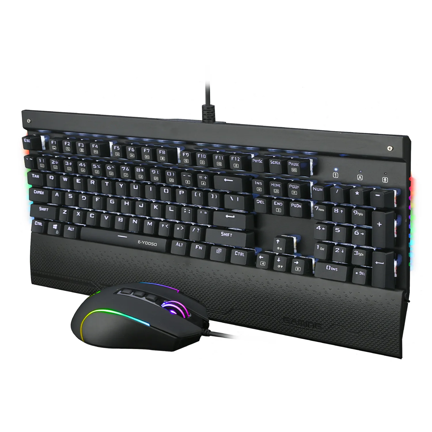 Attractive Price New Type Gaming keyboard mouse combo with RGB back lighting 104 Keys keyboard and mouse for gaming