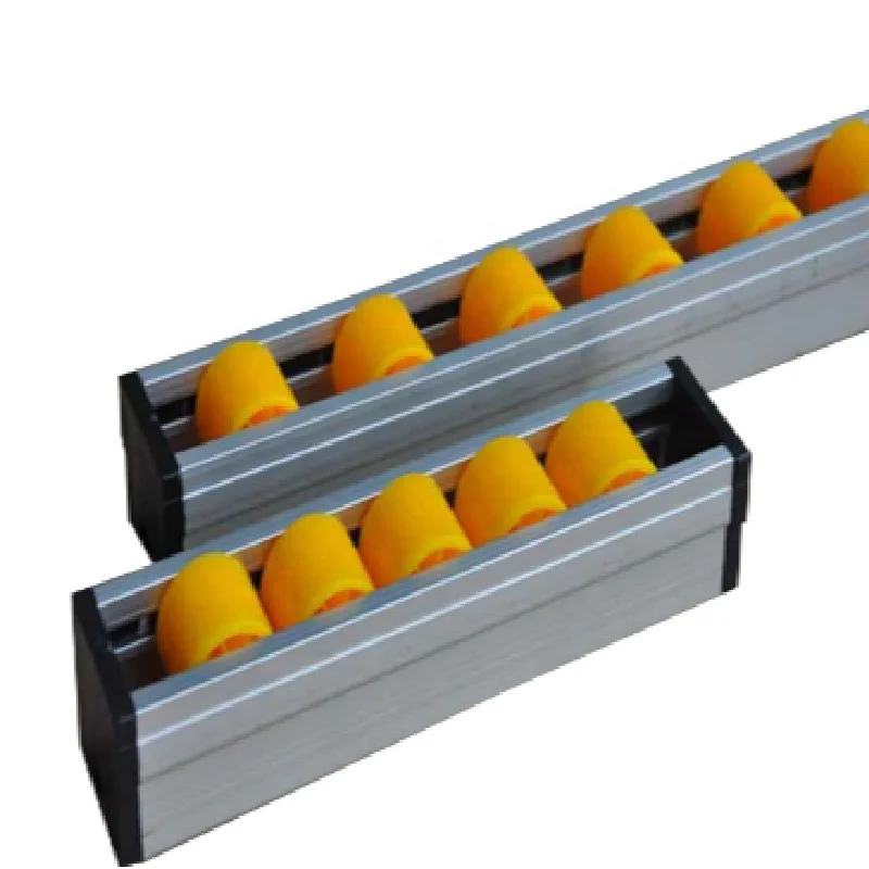 GF-1A-30 aluminum roller track sliding heavy duty roller flow roller conveyor track for fluent shelf