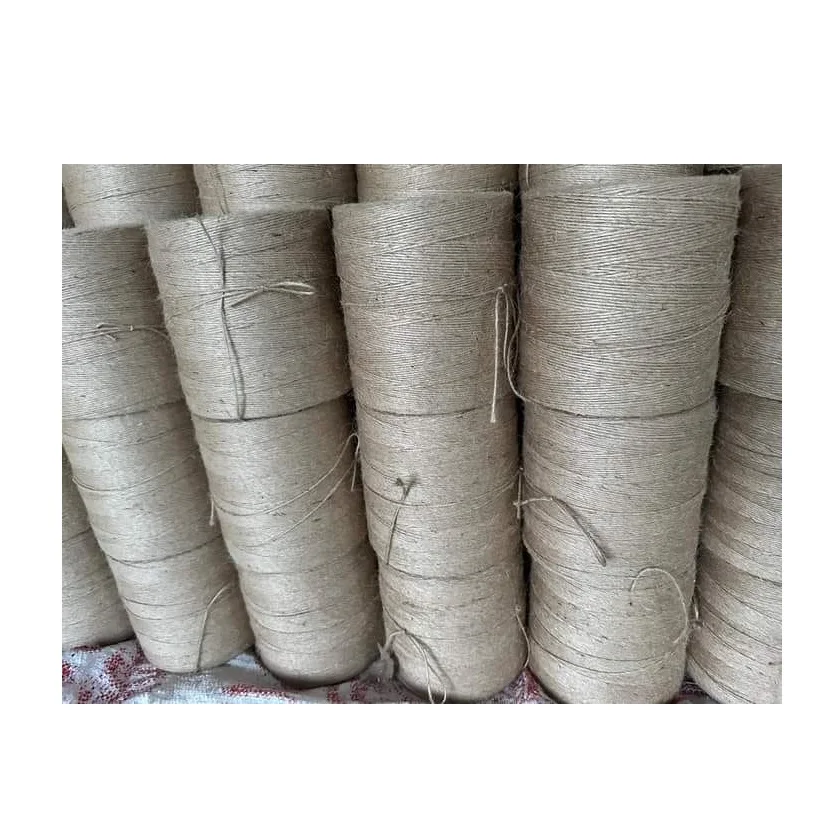 Natural Hemp Jute Braided Yarn Price Roll Jute Twine Color 2mm Cord Gift Packing Wholesale Price Export From BD