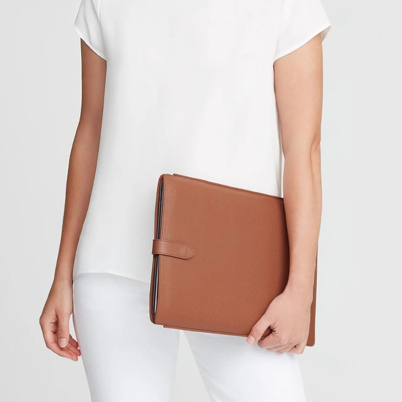 Slim pebbled leather 13 inch laptop bag custom laptop cover case black laptop sleeve for women men