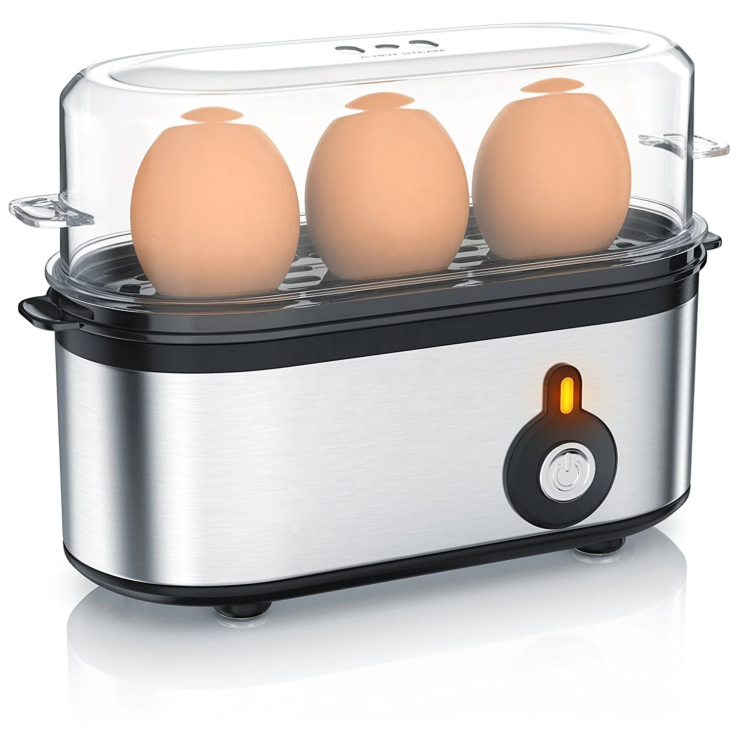 3 eggs stainless steel auto shut-off new electric mini egg cooker bolier for kid homemade