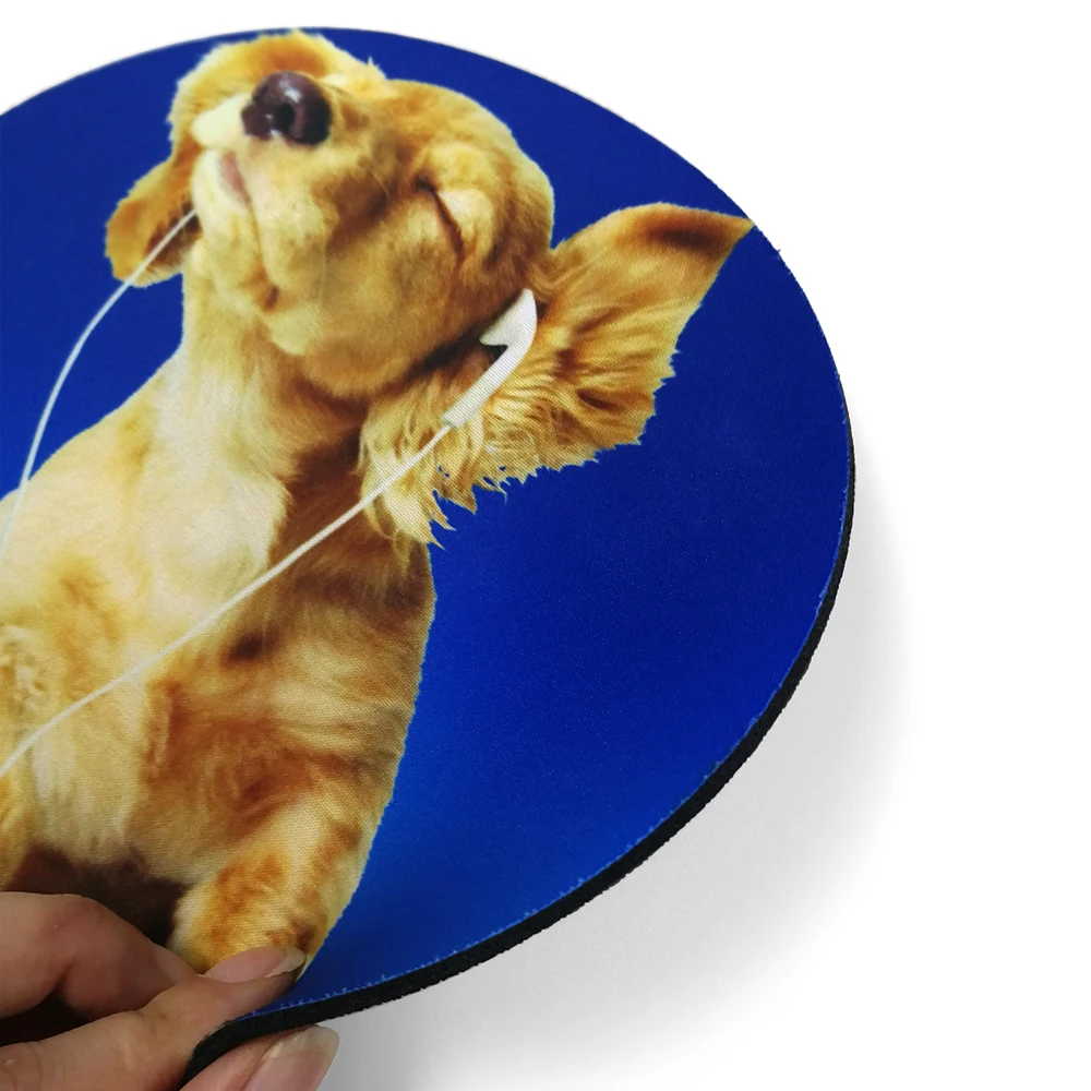 OEM Factory Direct Sale ISO9001 Round Mouse Pad Sublimation Mouse Mat