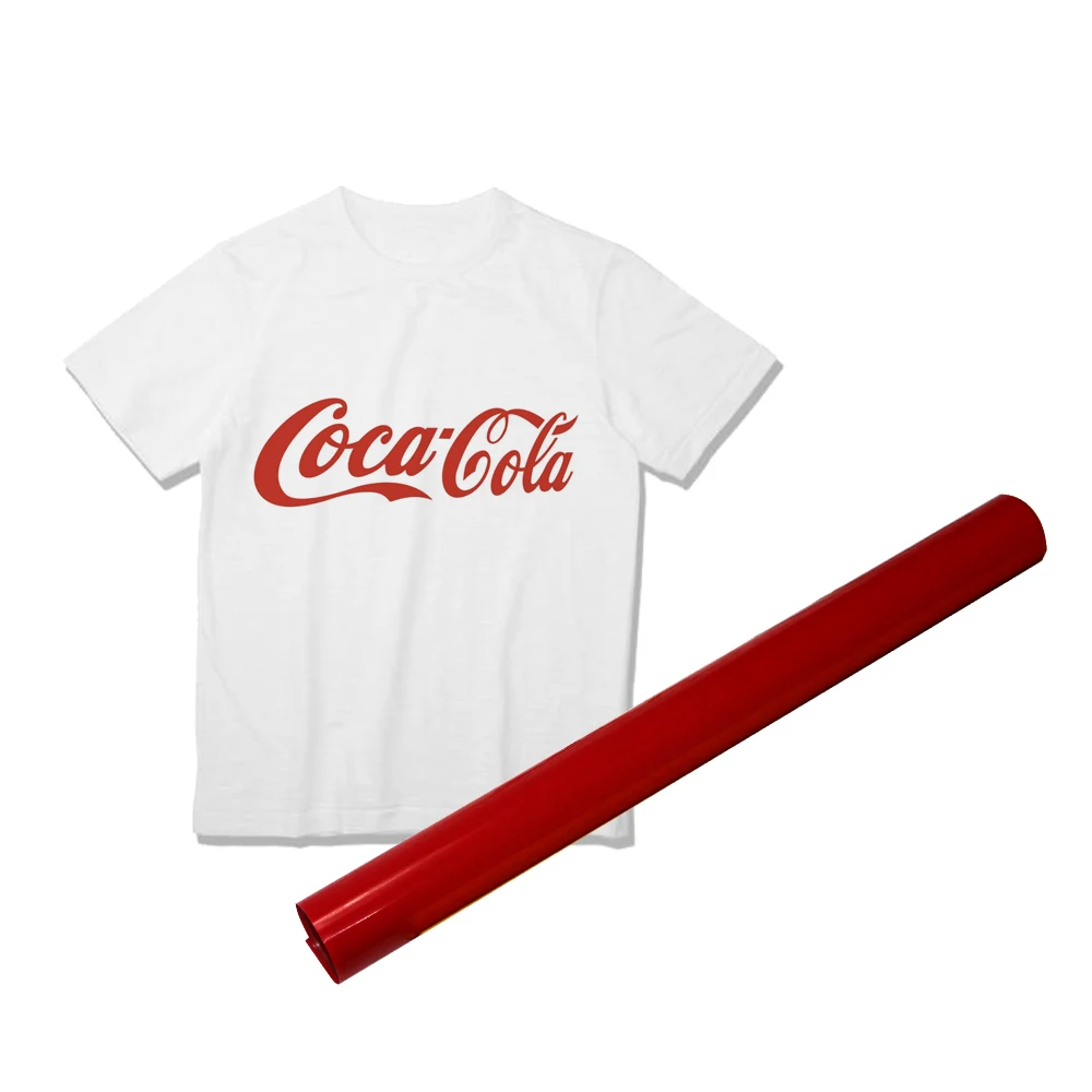 
Custom Textile T Shirt PVC Thermal Press Vinyl Rolls HTV Film Heat Transfer Vinyl For Tshirt Clothing Logo 