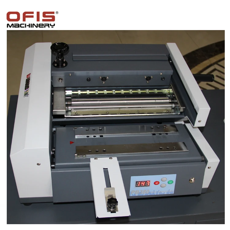 PB380 Desktop A4 size glue binding machine for notebook
