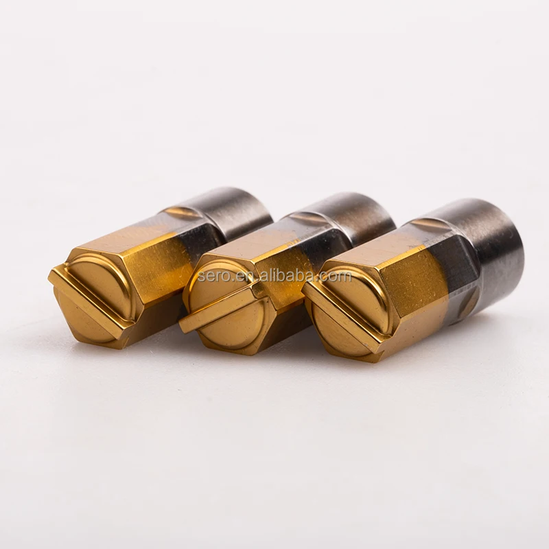 High Precision Customized Screw Punch Slot Heder Punch with Knurlings Screw Second Punch