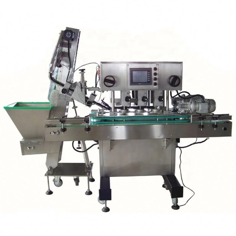 automatic easy operated screw capping machine / manual beer bottle capping machine push and pull Lid assembly machine