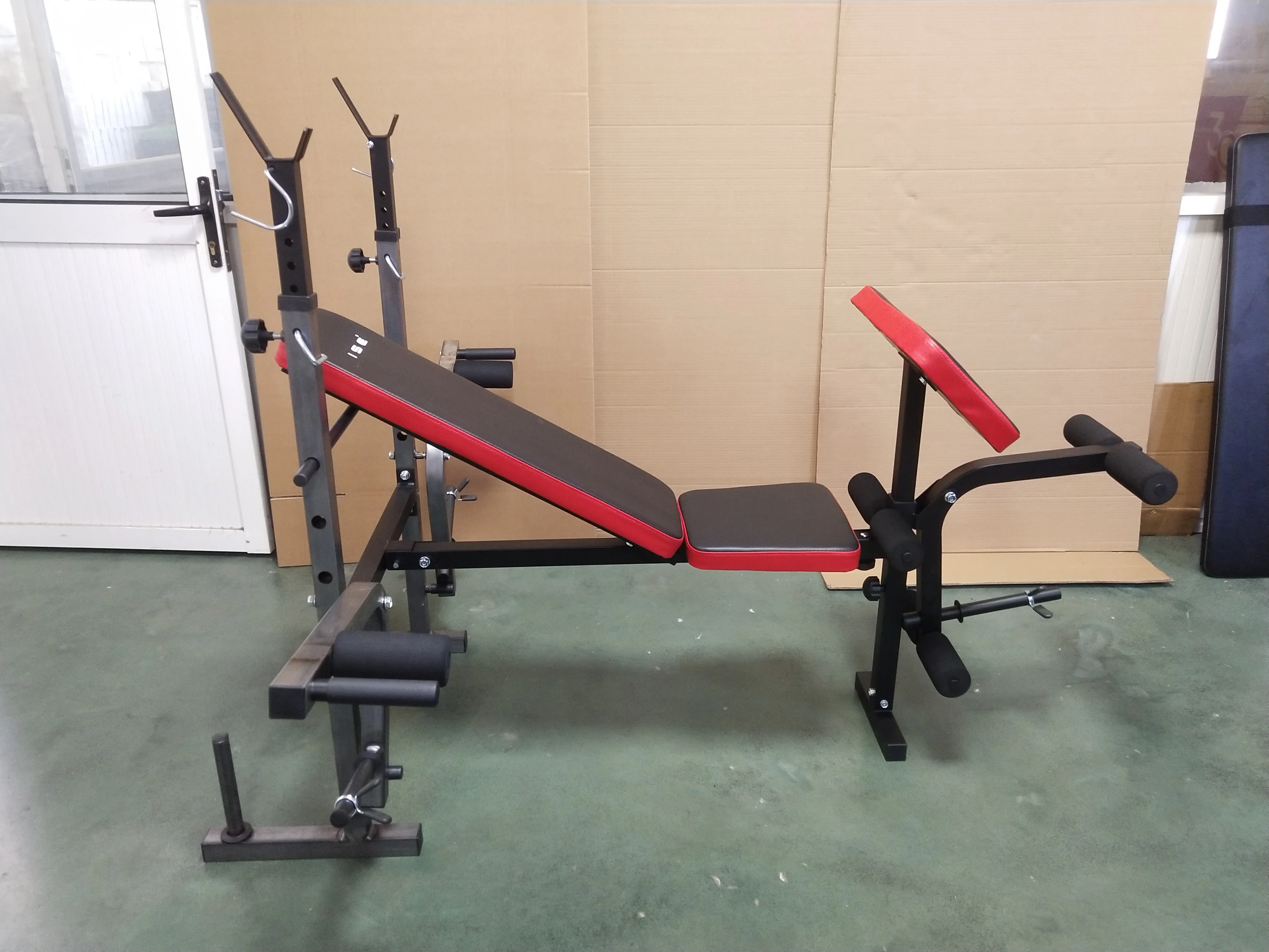 Unisex Home Indoor Strength Training Equipment Squat Rack Fitness Exercise Bench for Living Room Use
