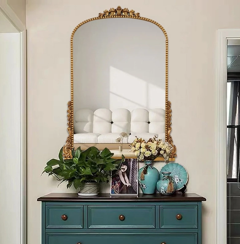 Modern luxury gold mirror