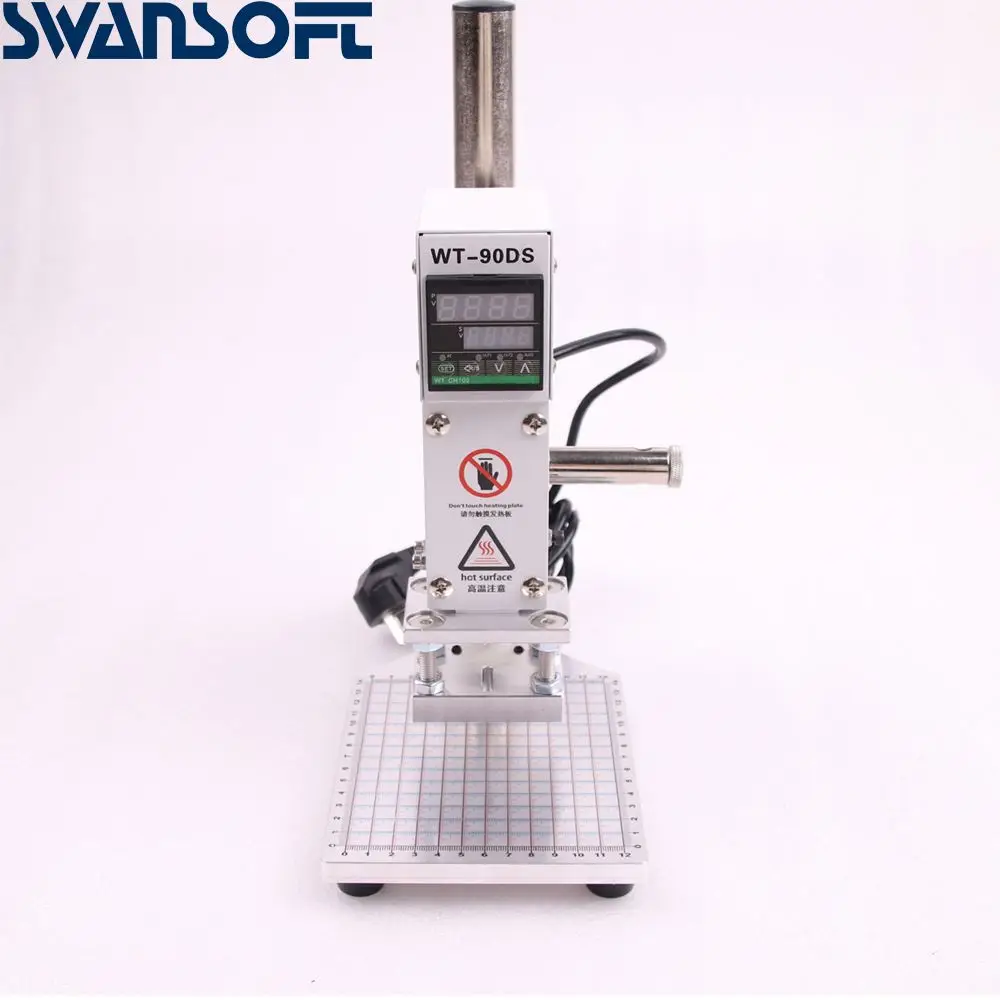 Stamping Machine Hot Foil For Leather Automatic Soap Metal Manual Digital Paper Plastic Die Logo Press Pneumatic Jewelry Pencil
