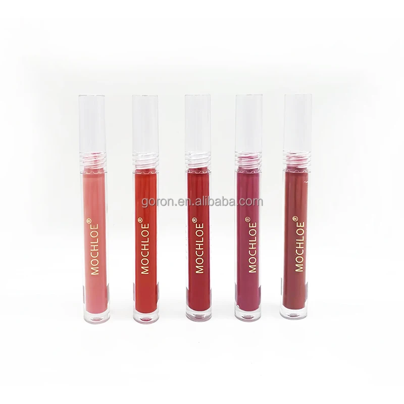 Velvet Moisturizing Waterproof Long-Lasting Matte Rose Lipstick 5 Colors Non-Stick Cup Lip Gloss Chemical Liquid Formula