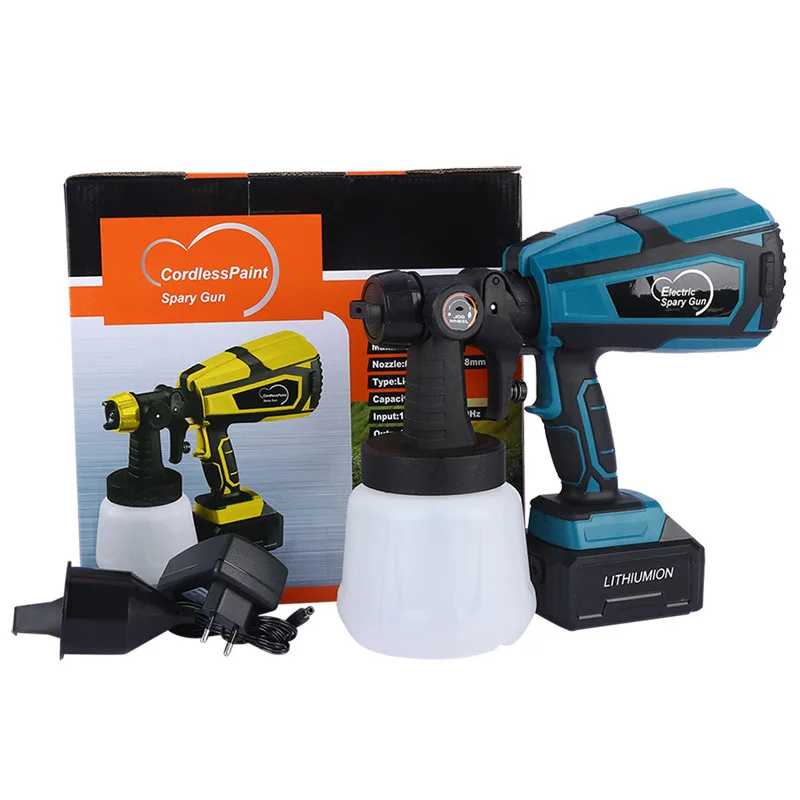 800W Electric Cordless Paint Sprayer Pistola Desinfectante Vaporizador Disinfection Spray Gun Atomizadores Fog Machine