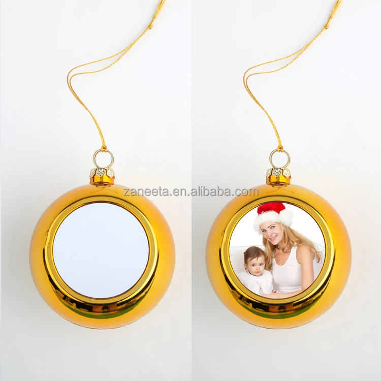 Hot Sell Personalized Printable Sublimation Christmas Tree Decoration Balls