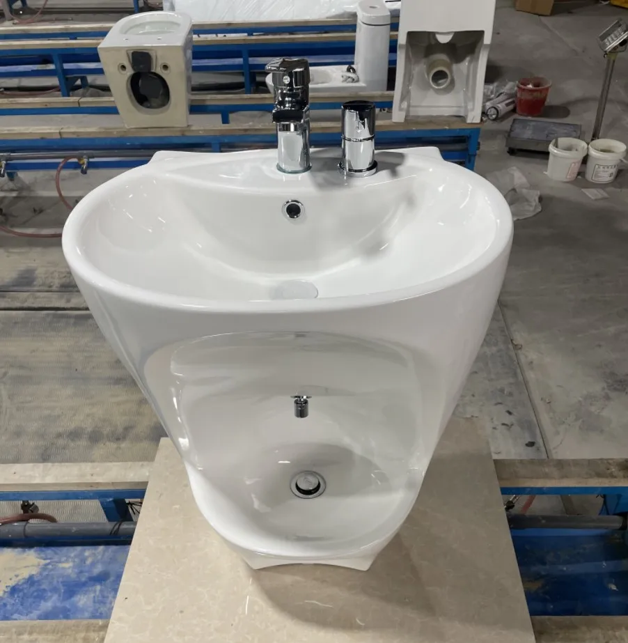 Hot Sale New Design Muslim Wudu Foot Washer Basin Ceramic Wudu Sink
