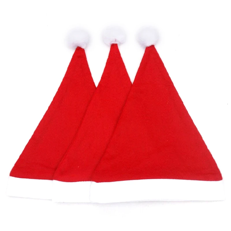 Custom Supplies Merry Christmas Gifts Felt Mini Flush Hat Santa Christmas Hats For Kids Dog