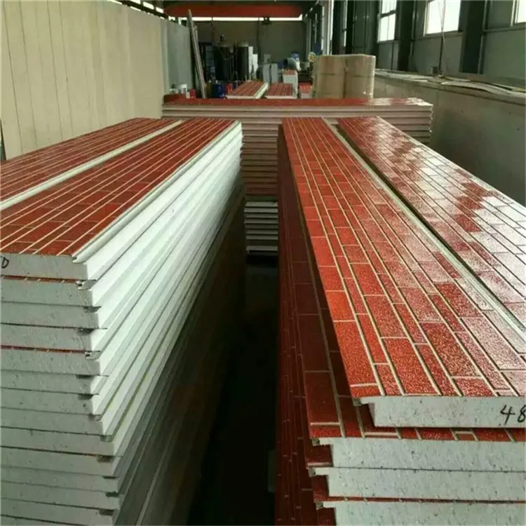 EPS precast sandwich panels with brick facade steel panel siding installation steel panel siding prices