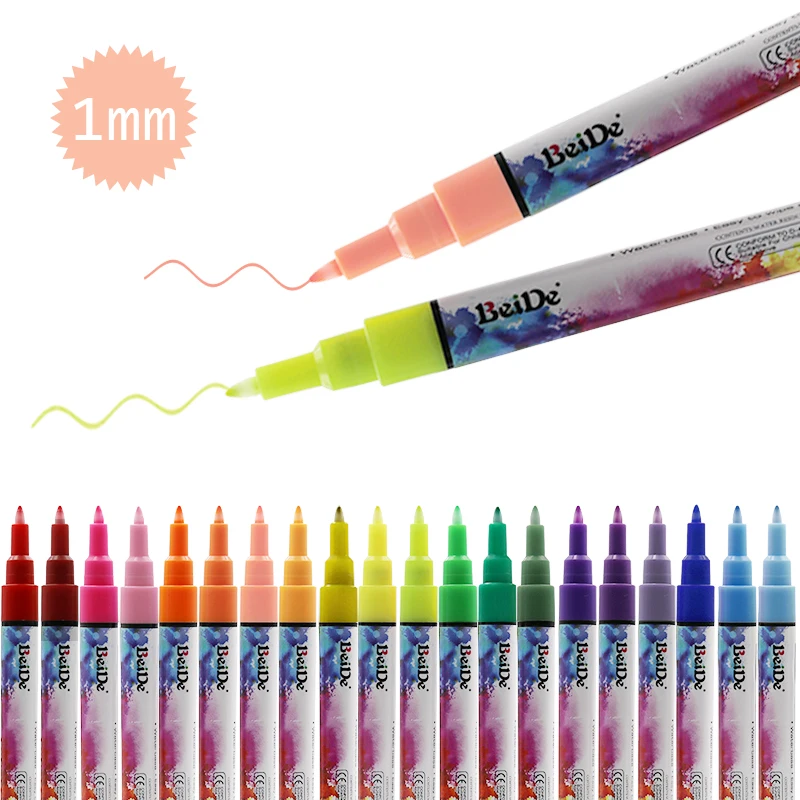 1mm DIY craft new work well safety chalk markers art pens