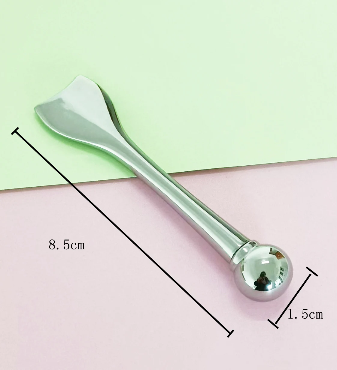 Steel Measuring Cosmetics Metal Makeup Skin Care Mini Luxury Gold Cosmetic Cream Spatula