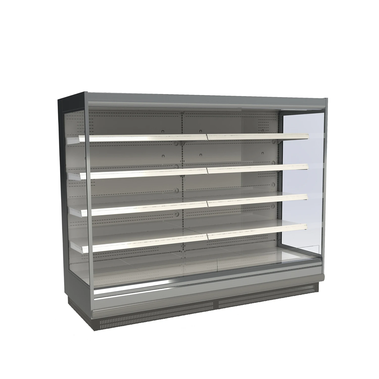 Commercial supermarket multidecks open chiller fridge for vegetable and fruit