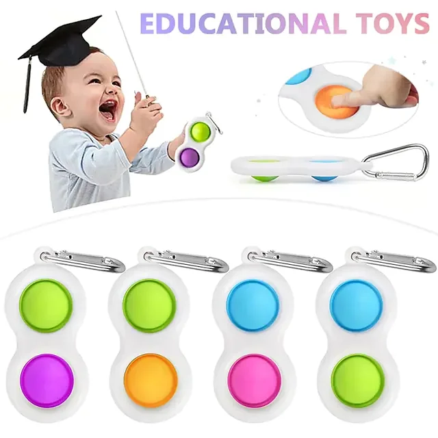 T007 Hot Selling Creative Silicone Simple New Autism Student Hand Squishy Ball Stress Relief Fidget Hand Toys For Kids Adult