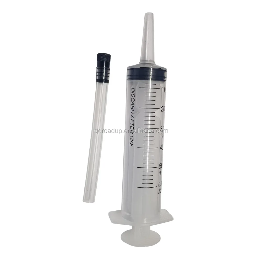 Cycling Tubeless Tire Sealant Injector 60ml Syringe Kit for Mtb Road Bike