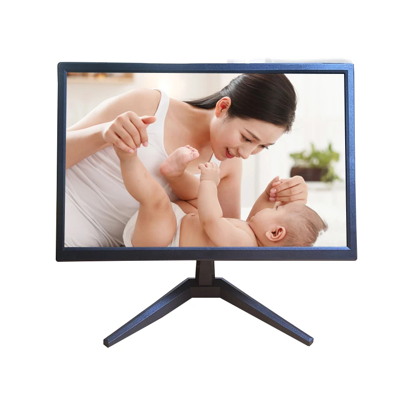 Factory price 32 inch monitor black desktop computer monitor VGA port all in one computer PC monitor