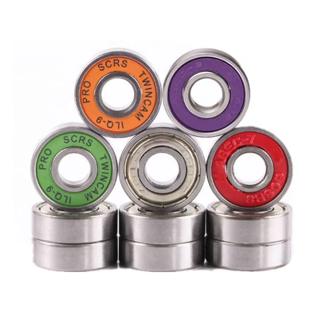 Waterproof Long Life High Speed Longboard And Skateboard Bearing 608 ABEC 9 8*22*7mm