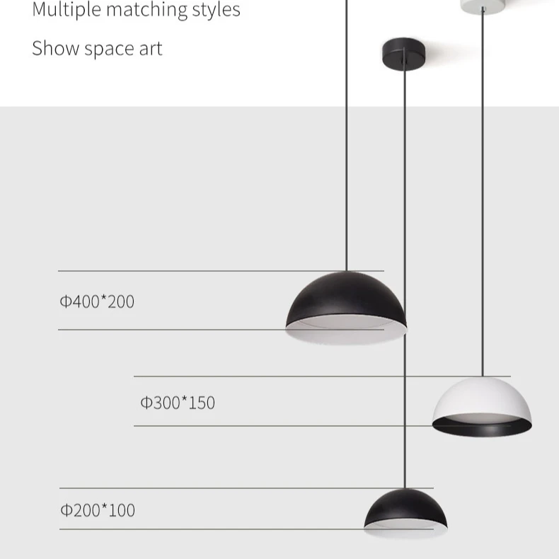 Lampadario A Corda Chandelier Modern Hanging Lamp Lampara Colgante Led Iron 15w 30w 50w Pedant Light For Interior Project