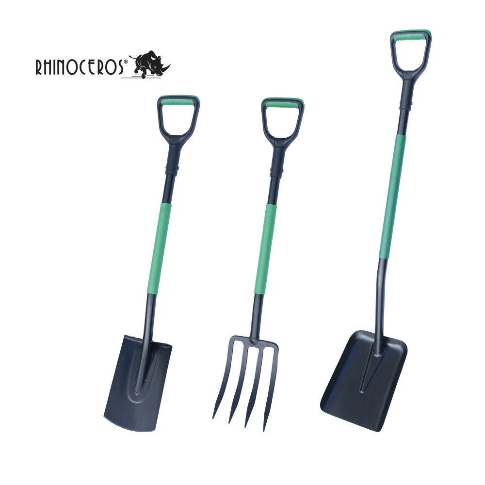 Wholesale Aluminium Handle Garden Digging Tools Steel Shovel Spade For Garden Cultivators
