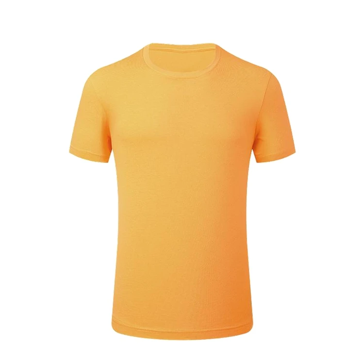 Neck Combed Organic High Quality 100% Cotton T-Shirts Mens