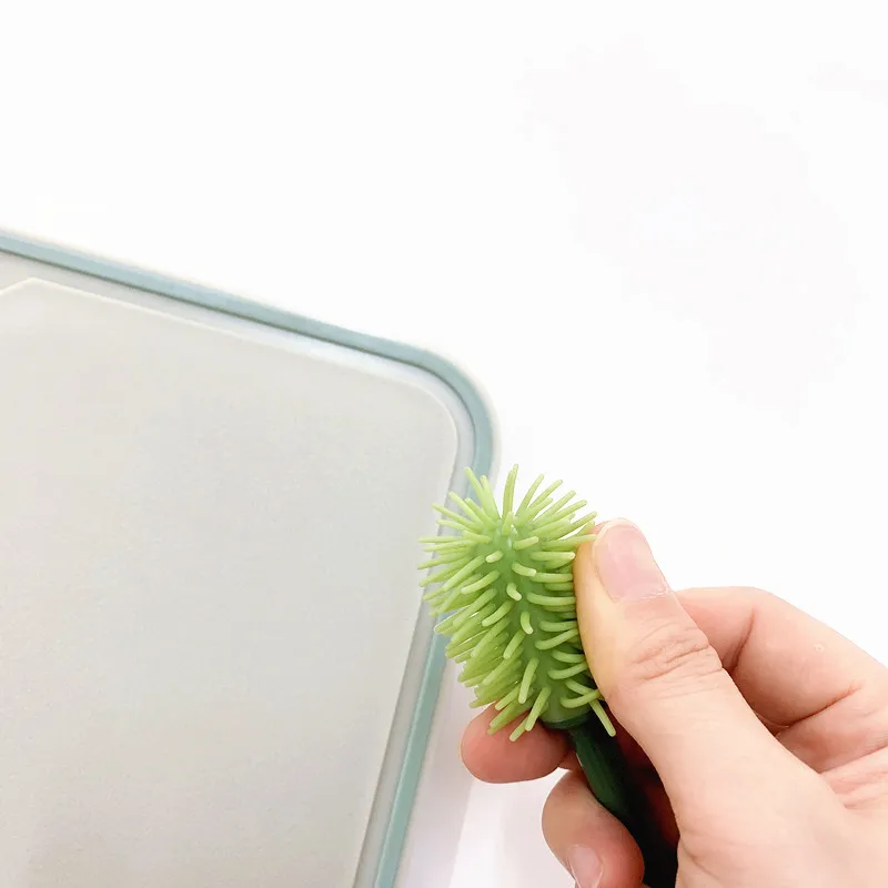 Custom 11inch Cleaning Tools Long Handle Glass Feeding Bottle Cleaner Plastic Cleaning Brush for Water Bottle