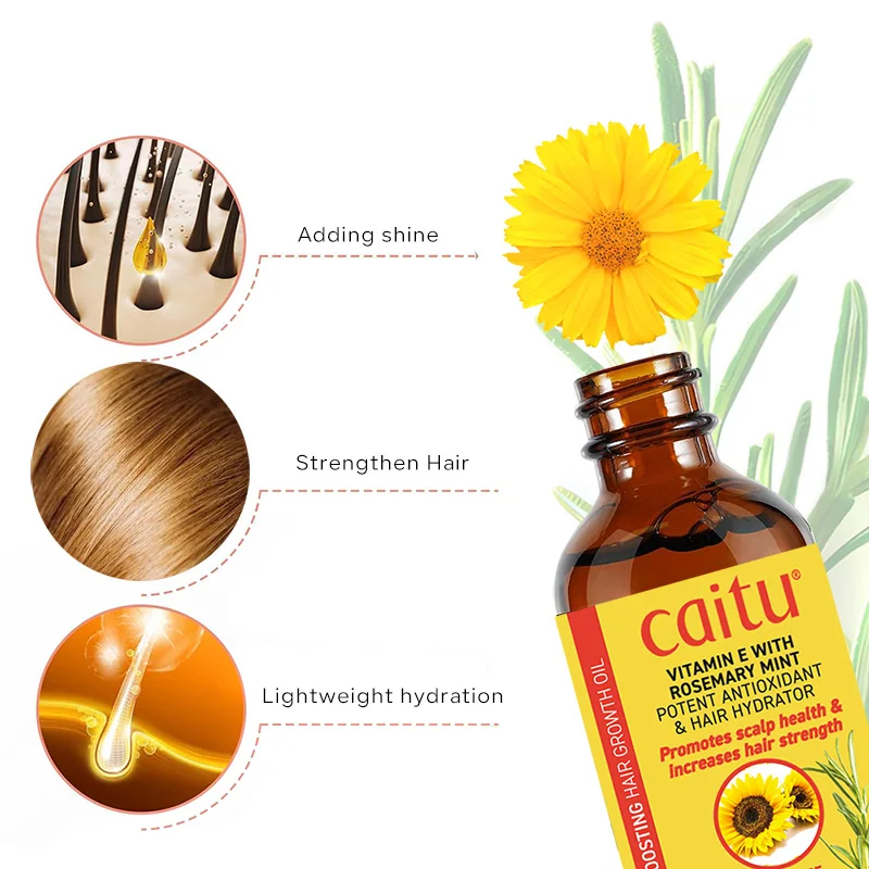 Hair Repair Strengthening Natrual Vitamin E Rosemary essential oil wholesale
