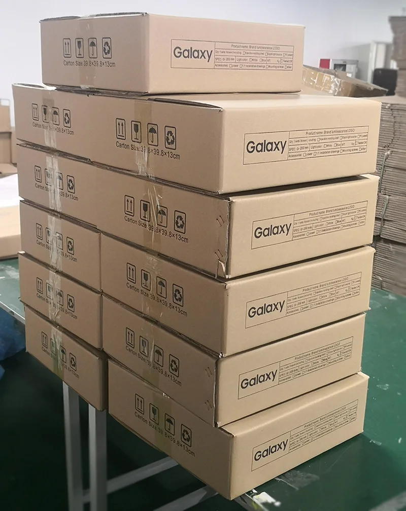 Custom Galaxy LED Sign ABS Mould LED Signage with LED PCB for SAMSUNG Mobile Shops