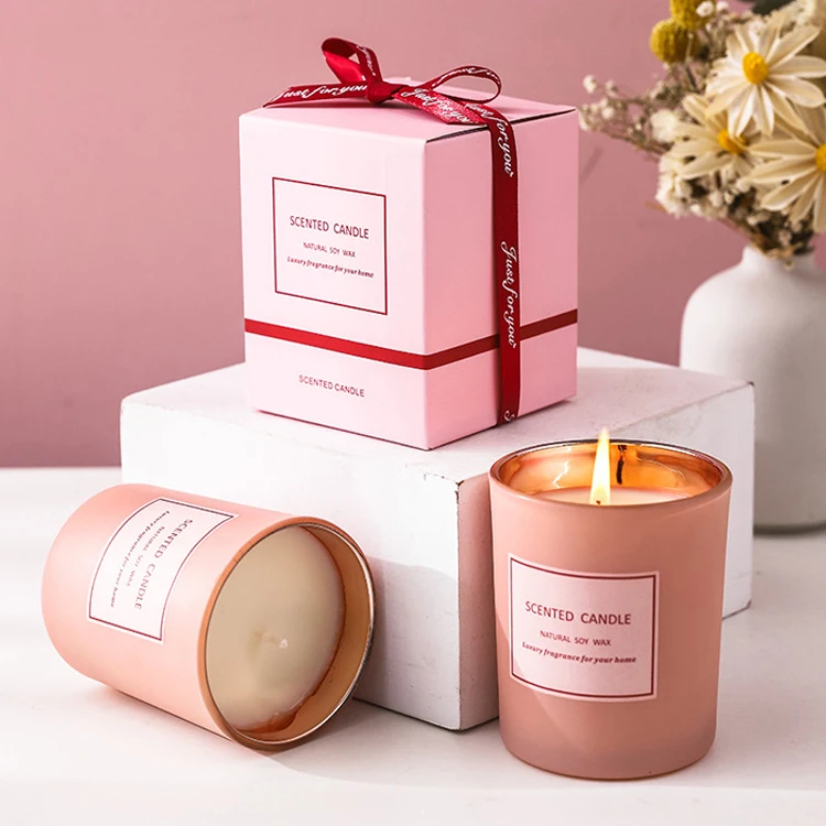 Ins Hot Sale Soy Candles Scented Luxury Private Label China Manufacturing Coffee Smokeless Scented Candle Wholesale