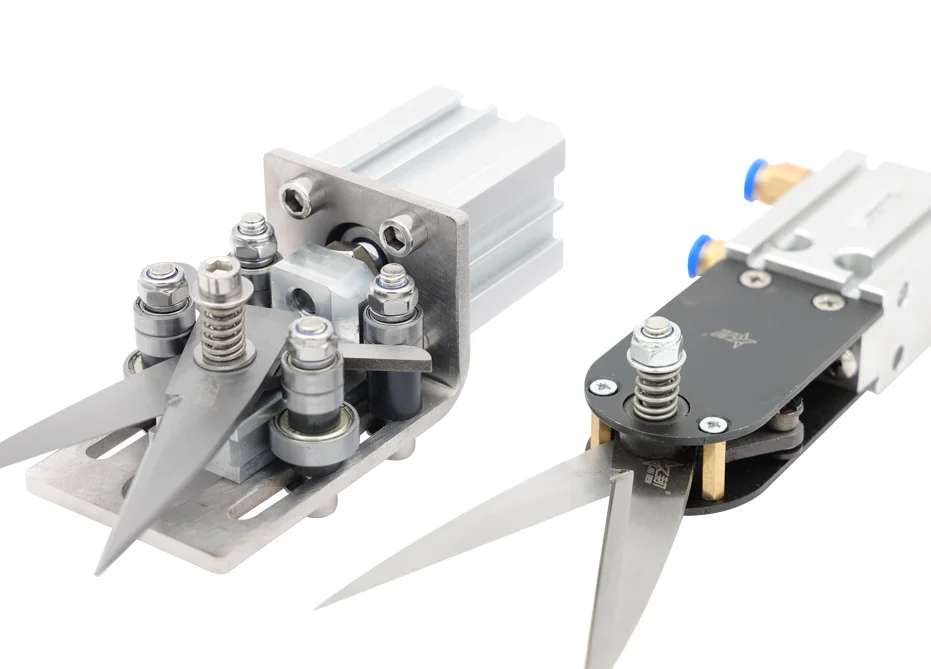 Mask machine scissors head high speed steel ear belt scissors blade full automatic ear belt machine blade M2 scissors head