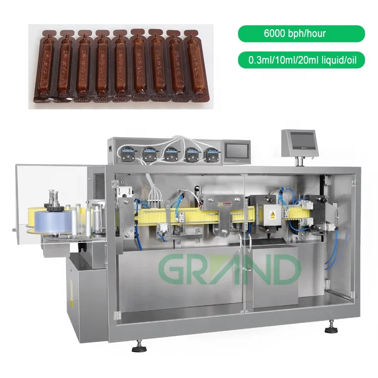 GGS-118P5 новый продукт автоматическая бутылка формовочная флакон пластиковой ампулы машина наполнения и запечатывания 10 мл устная жидкость машина завалки
