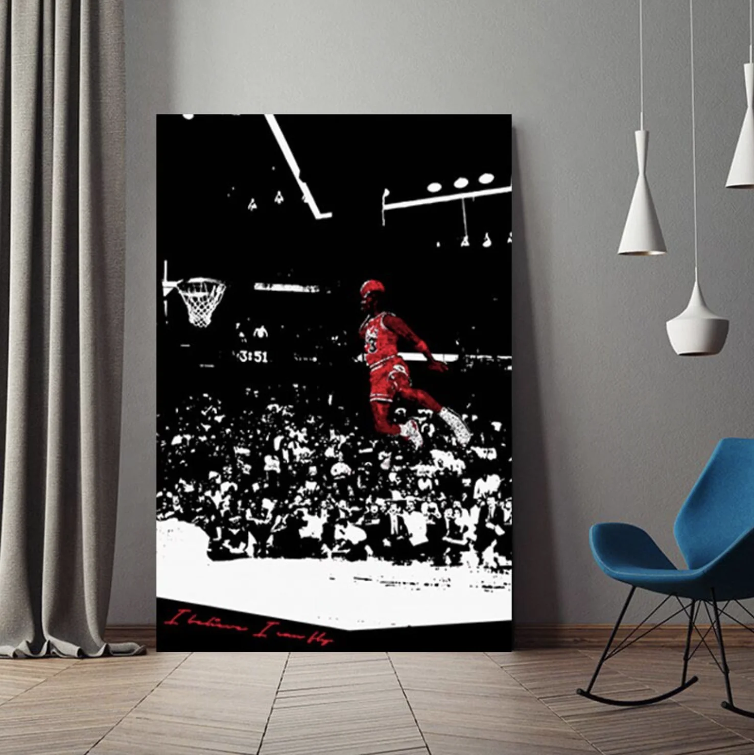  45x60 см NBA суперзвезда Майк Джордан Поп Стиль печать художественный постер
