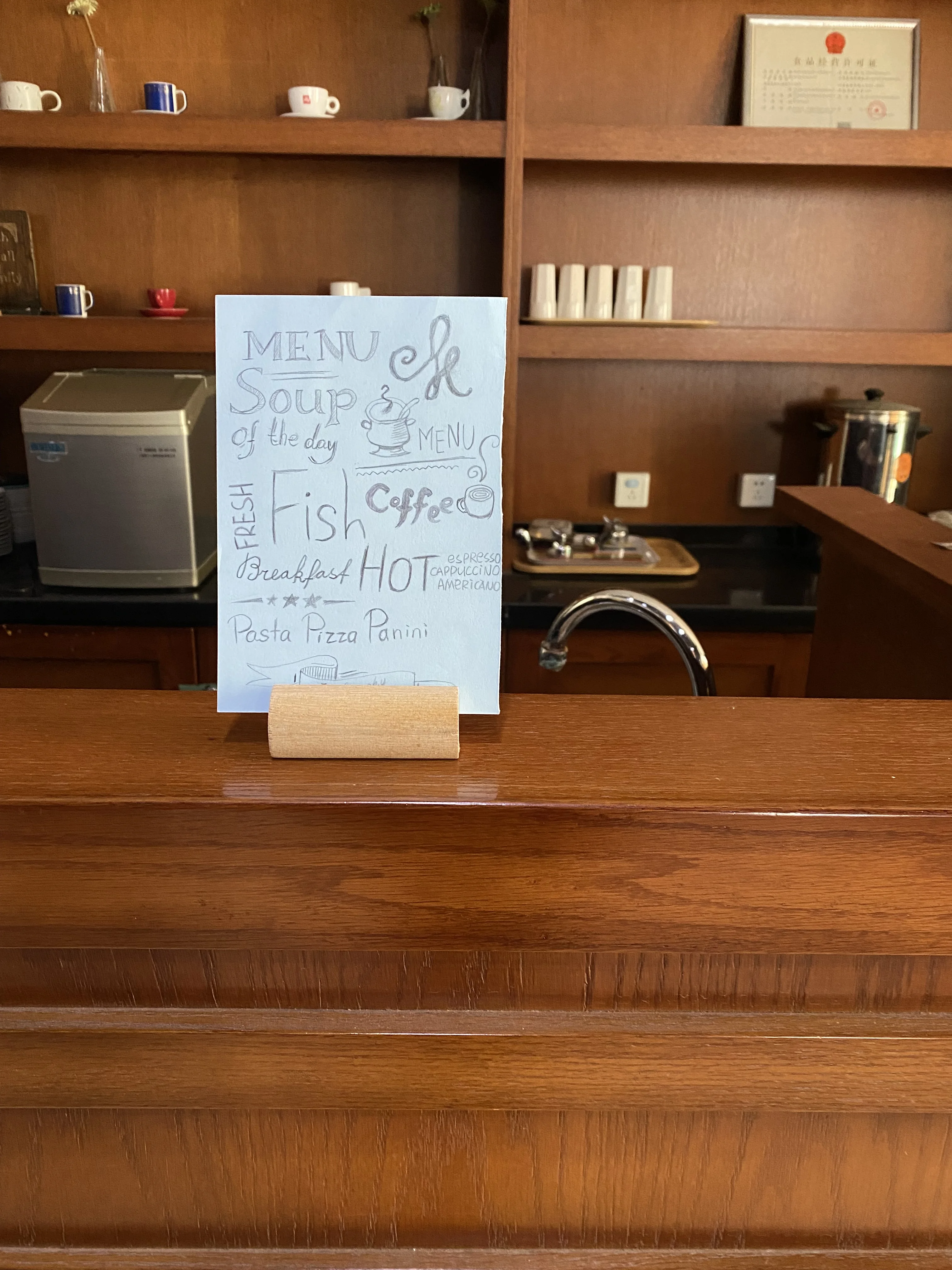 Handcrafted Round Shape Wood Business Card Displays and Holders