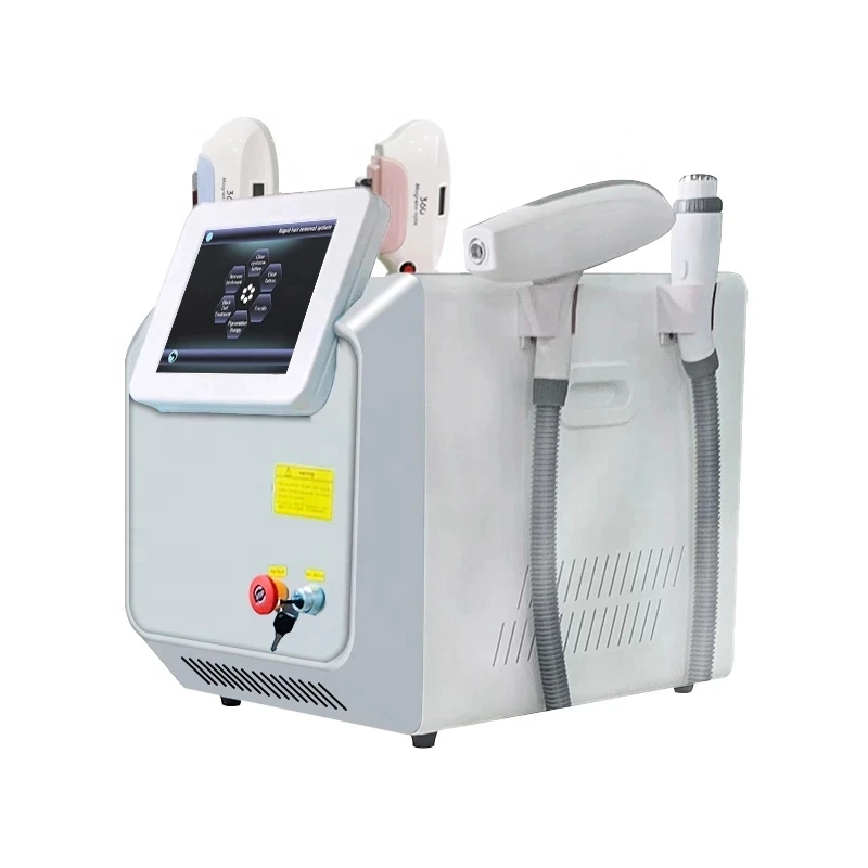 Laser picosecond q switched nd yag opt rf pico laser cleaning 4 in 1 multifunctional beauty machine