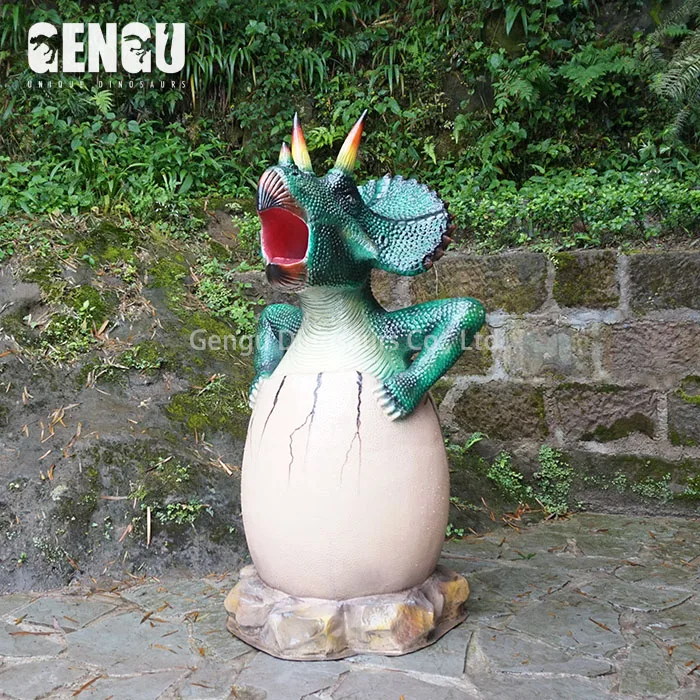 most popular environment protection dinosaur trash can for outdoor