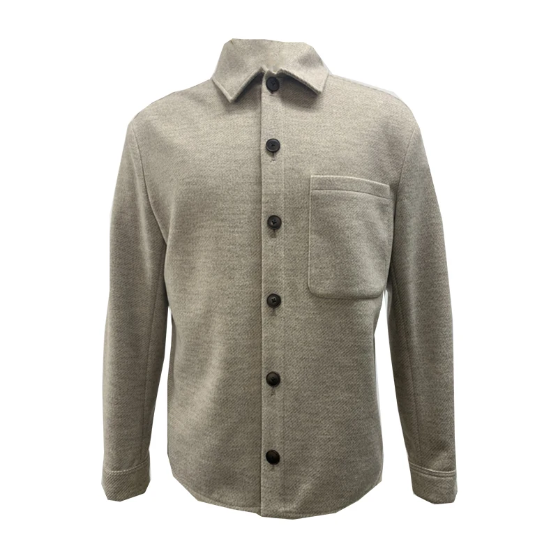 
 Пользовательские 100% полиэстер модные стильные рубашки для мужчин зимние OEM вязаные серые рубашки модный стиль  