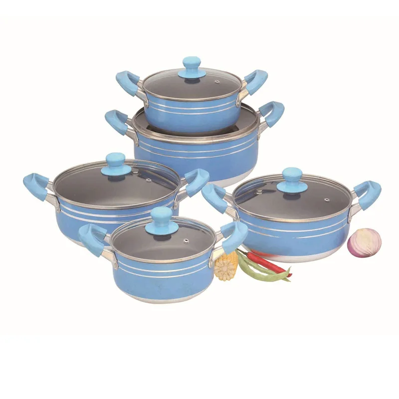 High Quality Gift Billet Stockpot 18-26CM Non Stick Household Kitchen Cookware Set Aluminum Cookware