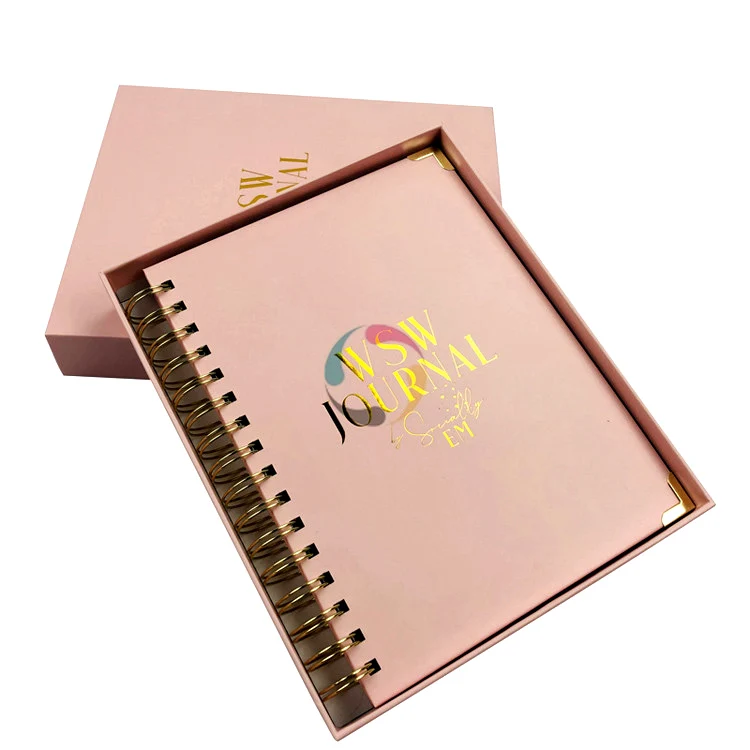 2023 agenda a6 wholesale small luxury planners bulk spiral hardcover custom notebook printing