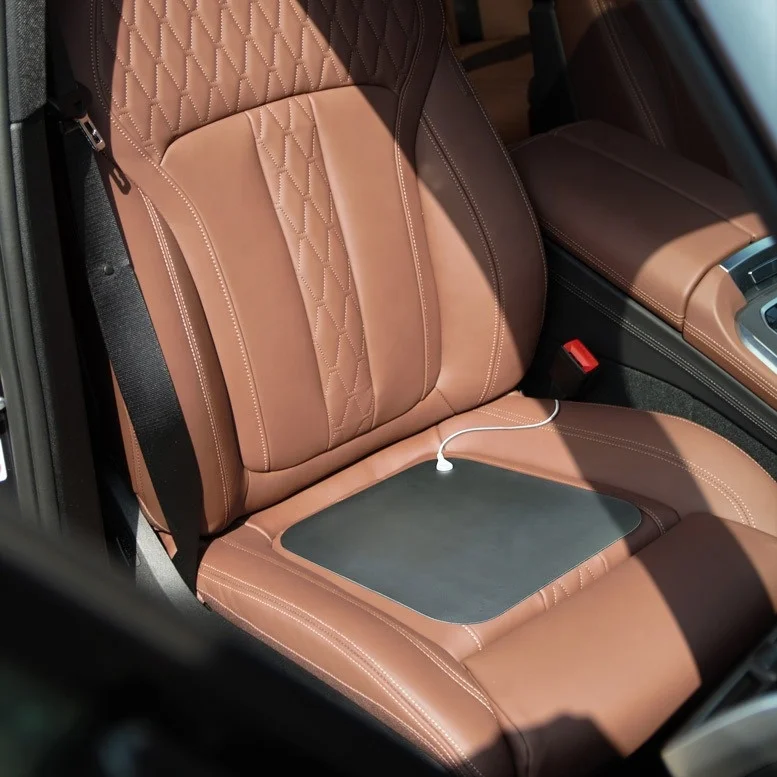 Portable Grounding Auto Seat Mat Kit With 25*25 CM Grounding Car Seat Mat For Prevent Car Sickness Health Care Products