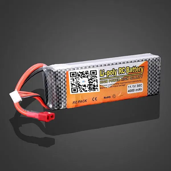 11.1V 3S 30C 4000mAh Lipo Battery For RC Model T Plug or customized Plug