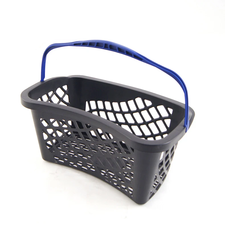 Meicheng Good Selling Hand Basket Snacks Shopping Basket Plastic 20 L Convenience Store Supermarket Shopping Basket