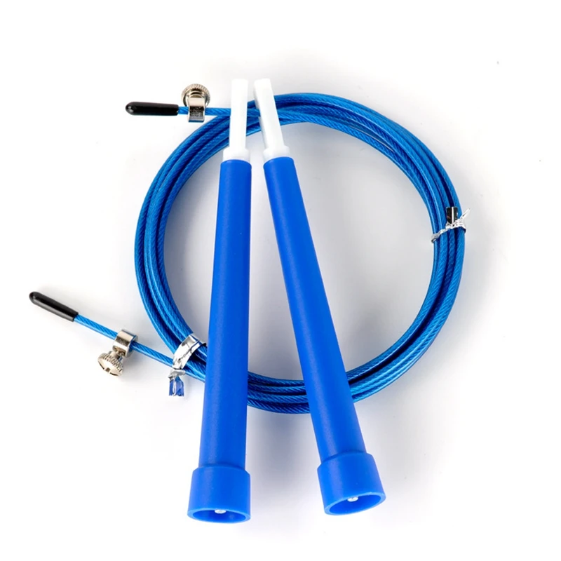 Women and men workouts power training improve strength adjustable skipping rope